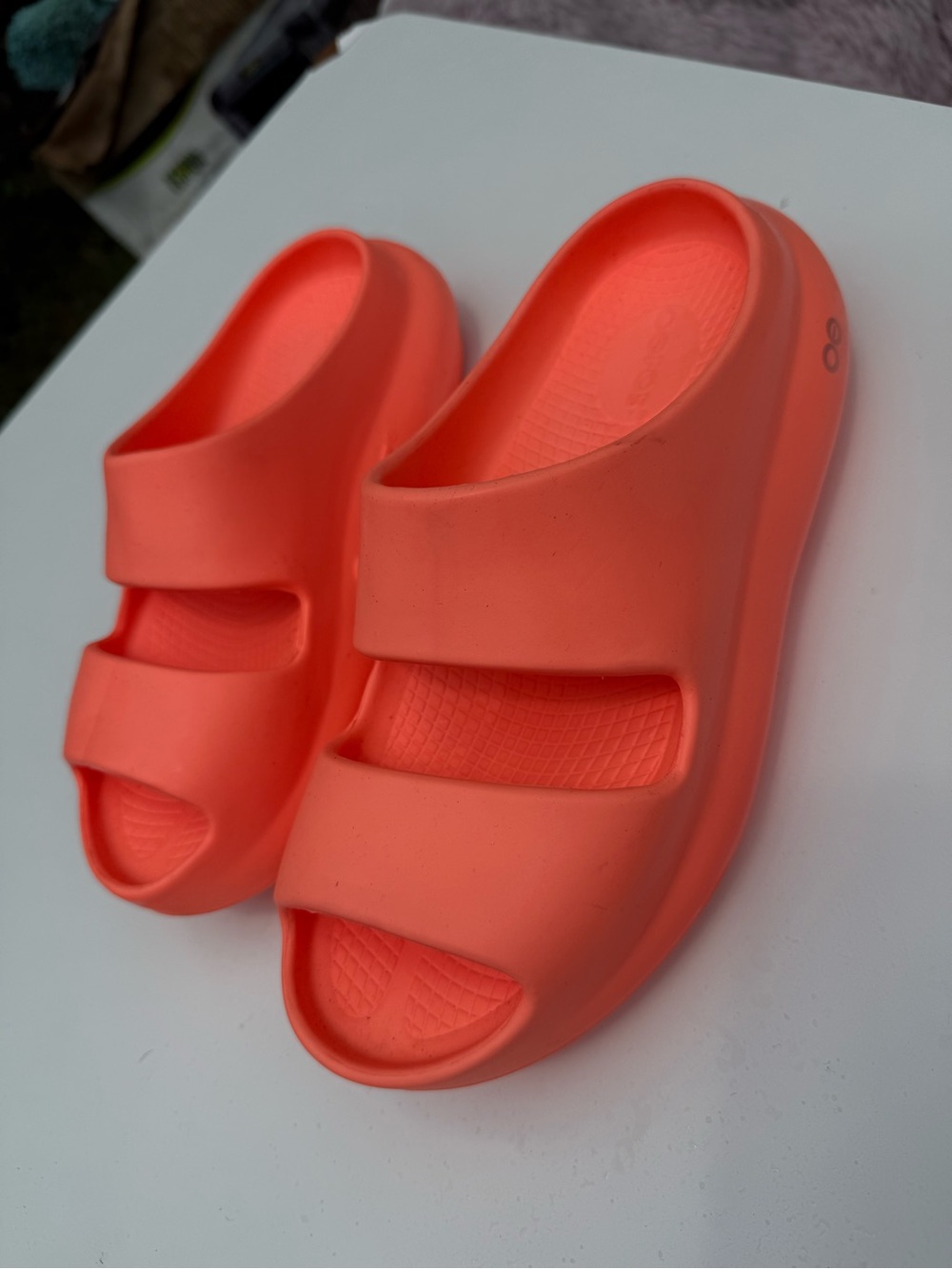 Oofos OOyea Slide Sandals M 9 Or Womens Sz 11